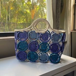 Hat attack color 💯 raffia totes bag